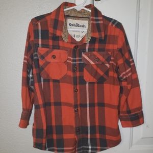 Oshkosh toddler boy botton down long sleeve shirt